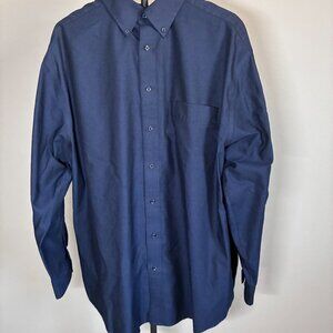 Roundtree & Yorke - Gold Label Non-Iron Button-Down NAVY